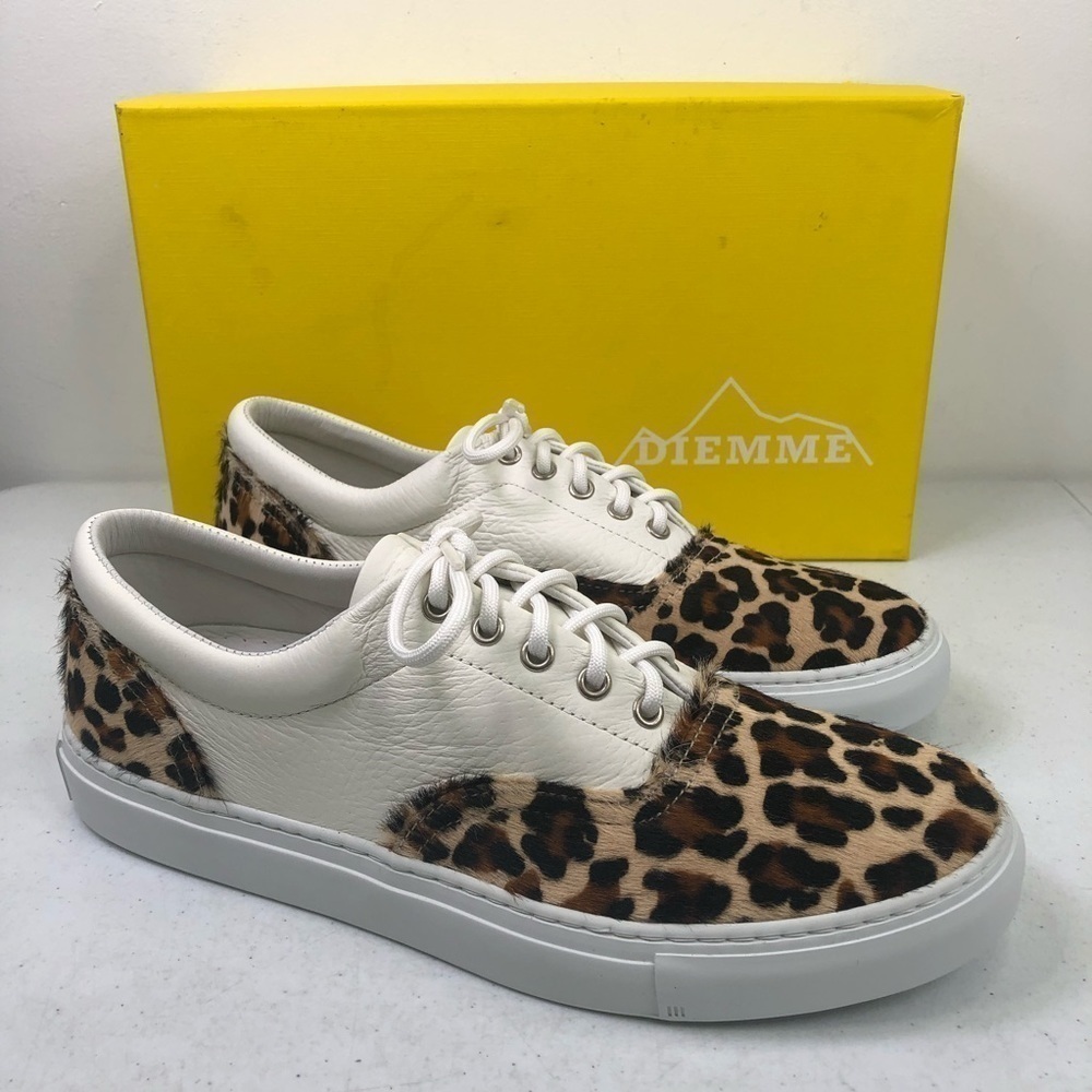 DIEMME Men’s Iseo Leopard Haircalf Nappa Sneakers